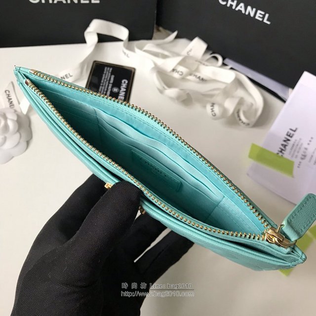 Chanel女包 81254 香奈兒新款leboy手拿包 Chanel拉鏈長錢包  djc2984